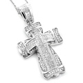 Fashion Cross Pendants 925 bijoux en argent sterling en gros